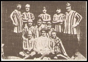 Equipo femenino del año 1928 Manuela Gomez, Ramona Duràn, Marina Bello, Pilar Ulloa, Solita Fernandez, Carmen Gomez,  Lolita Romero, Mercedes Carracosa, Carmen Blanco, Maria Romero y Finita Blanco 